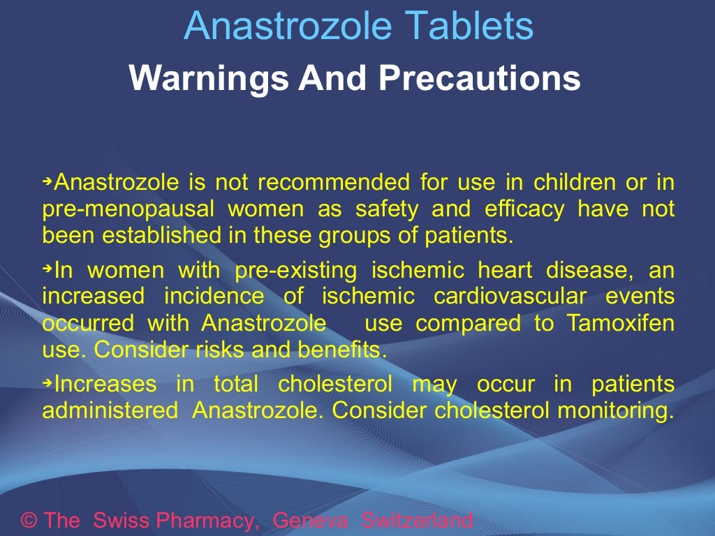 Anastrozole Tablets for Treatment of Breast Cancer in Postmenopausal Women