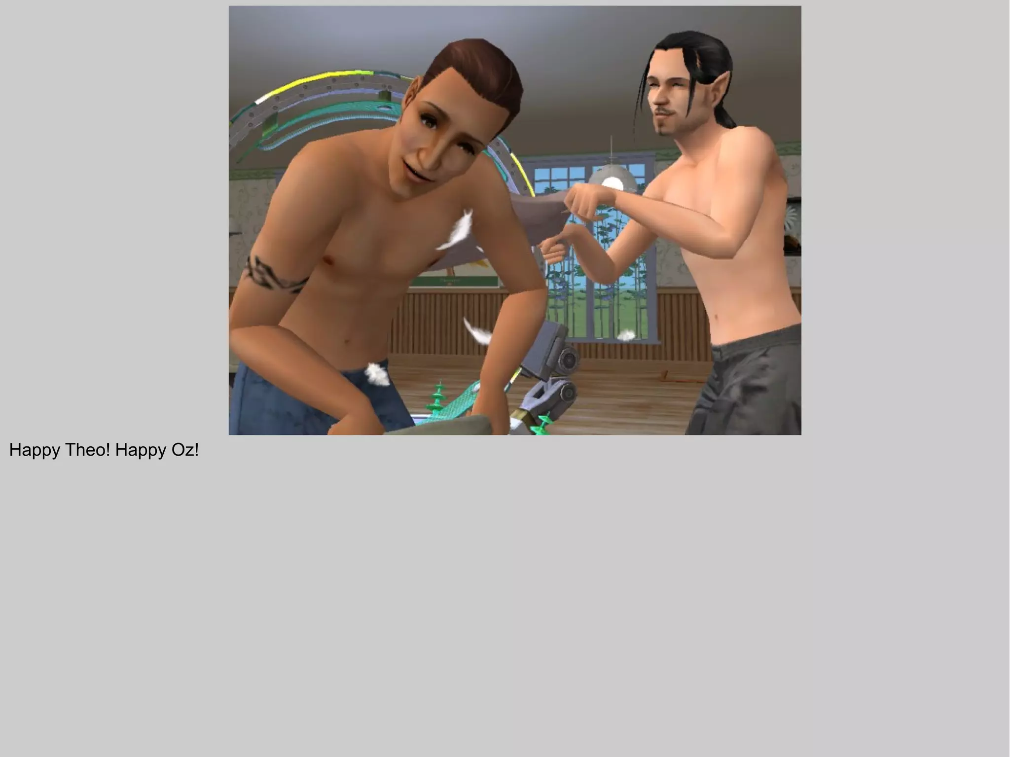 Happy Theo! Happy Oz!
 
