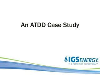 An ATDD Case Study
 