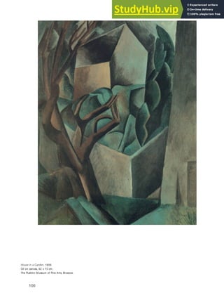 100
House in a Garden, 1909.
Oil on canvas, 92 x 73 cm,
The Pushkin Museum of Fine Arts, Moscow.
 