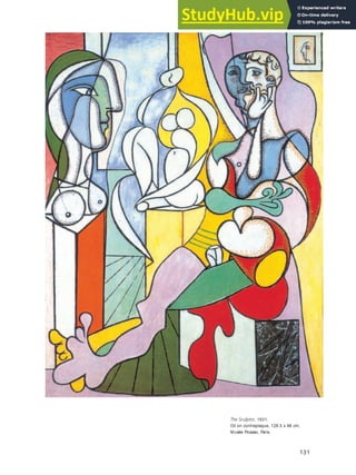 131
The Sculptor, 1931.
Oil on contreplaque, 128.5 x 96 cm,
Musée Picasso, Paris.
 
