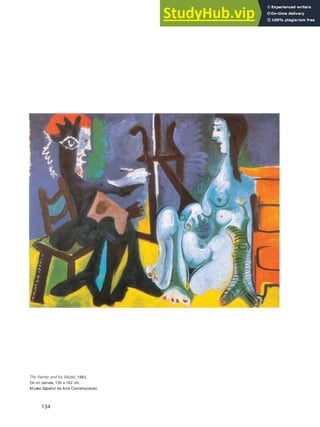 134
The Painter and his Model, 1963.
Oil on canvas, 130 x 162 cm,
Museo Español de Arte Contempraneo.
 