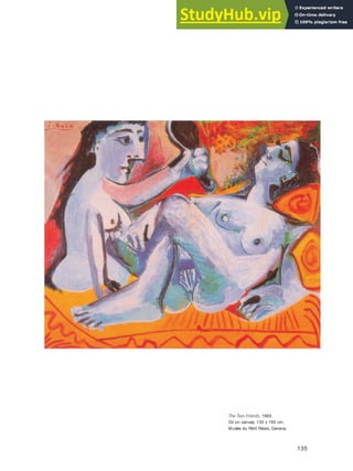 135
The Two Friends, 1965.
Oil on canvas, 130 x 195 cm,
Musée du Petit Palais, Geneva.
 