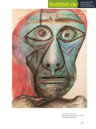 141
Self-Portrait (Head), 1972.
Black crayon and colour crayon on paper,
Fuji Television Gallery, Tokyo.
 