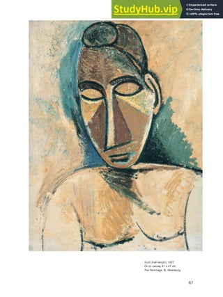 67
Nude (half-length), 1907.
Oil on canvas, 61 x 47 cm,
The Hermitage, St. Petersburg.
 