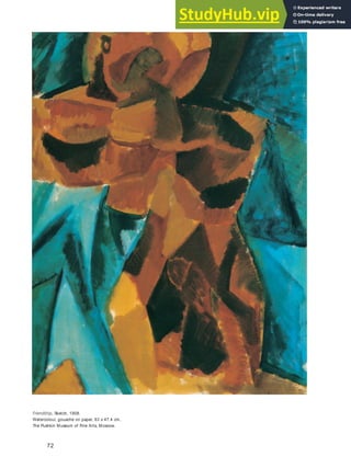 72
Friendship, Sketch, 1908.
Watercolour, gouache on paper, 63 x 47.4 cm,
The Pushkin Museum of Fine Arts, Moscow.
 