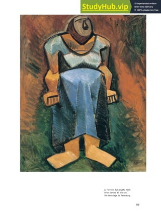 89
La Fermière (full-length), 1908.
Oil on canvas, 81 x 56 cm,
The Hermitage, St. Petersburg.
 