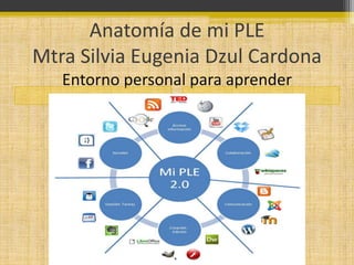Anatomía de mi PLE 
Mtra Silvia Eugenia Dzul Cardona 
Entorno personal para aprender 
 