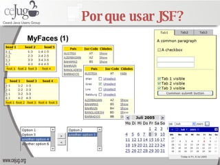Por que usar JSF? MyFaces (1) 