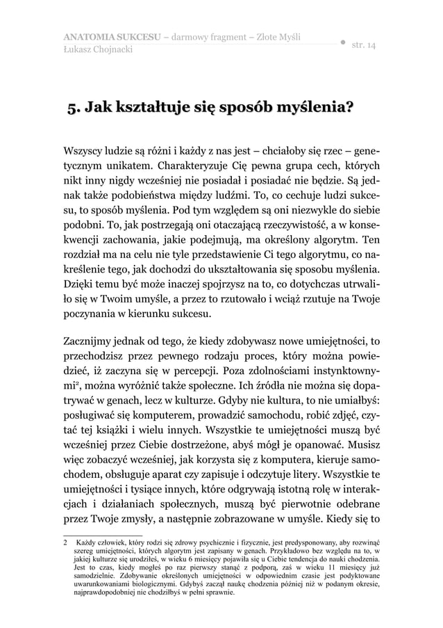 Anatomia sukcesu | PDF