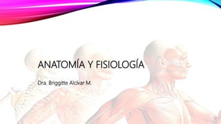 ANATOMÍA Y FISIOLOGÍA
Dra. Briggitte Alcívar M.
 