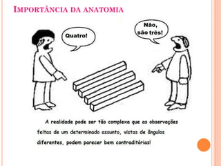 IMPORTÂNCIA DA ANATOMIA
 