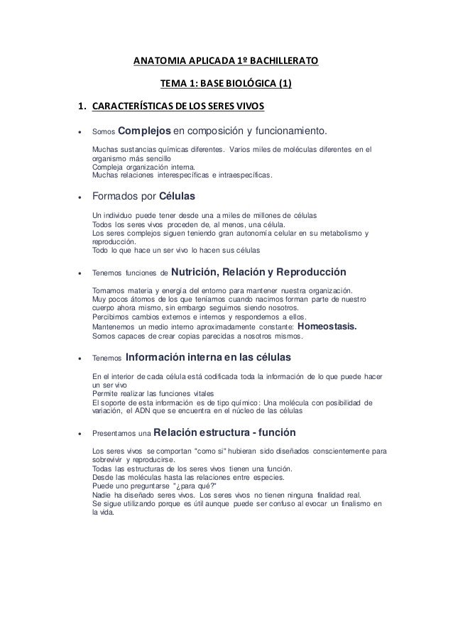 Anatomia Aplicada Tema 1
