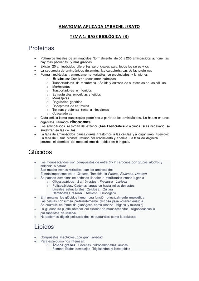 Anatomia Aplicada Tema 1