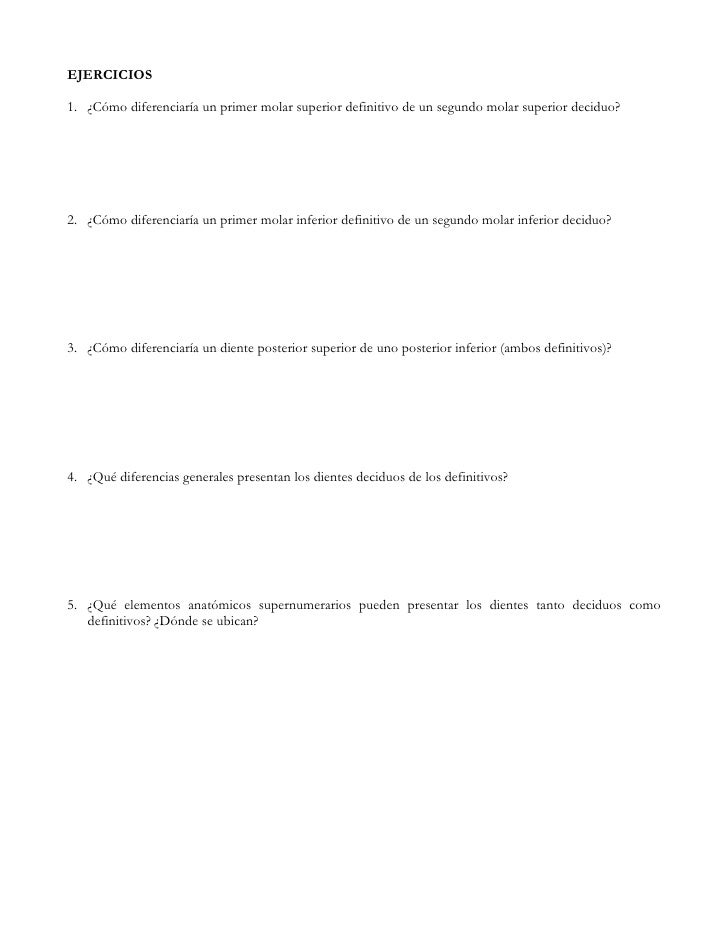 Anatomia dentaria uchile