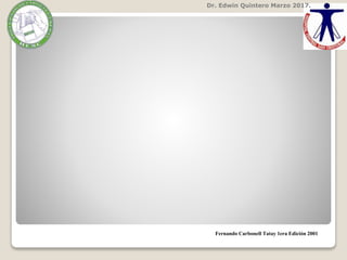 Dr. Edwin Quintero Marzo 2017.
Fernando Carbonell Tatay 1era Edición 2001
 