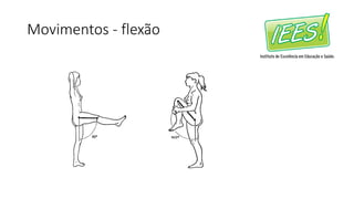 Movimentos - flexão
 