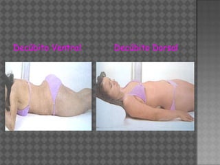 Decúbito Ventral   Decúbito Dorsal
 