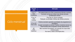 Ciclo menstrual
 
