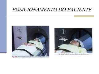 POSICIONAMENTO DO PACIENTE 