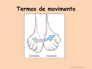 Termos de movimento




                 Profa. ISAMAR CABRAL
 