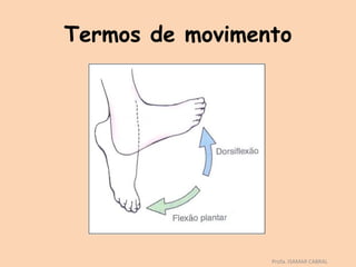 Termos de movimento




                 Profa. ISAMAR CABRAL
 