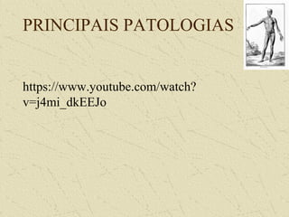 PRINCIPAIS PATOLOGIAS
https://www.youtube.com/watch?
v=j4mi_dkEEJo
 