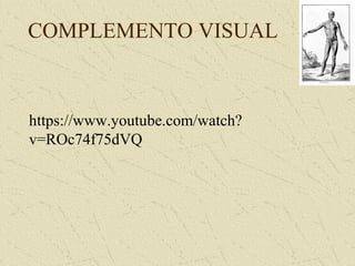 COMPLEMENTO VISUAL
https://www.youtube.com/watch?
v=ROc74f75dVQ
 