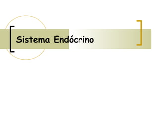 Sistema Endócrino
 