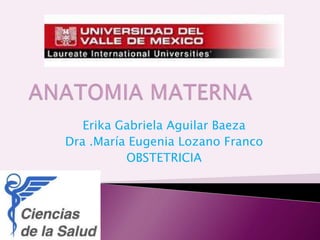 Erika Gabriela Aguilar Baeza
Dra .María Eugenia Lozano Franco
          OBSTETRICIA
 
