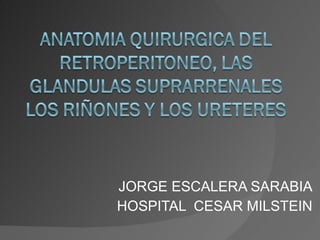 JORGE ESCALERA SARABIA HOSPITAL  CESAR MILSTEIN 