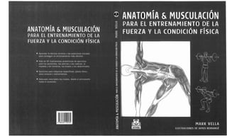 Anatomia y musculacion para el entrenamiento de la fuerza y la condiciin fisica