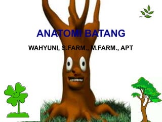 WAHYUNI, S.FARM., M.FARM., APT
ANATOMI BATANG
 