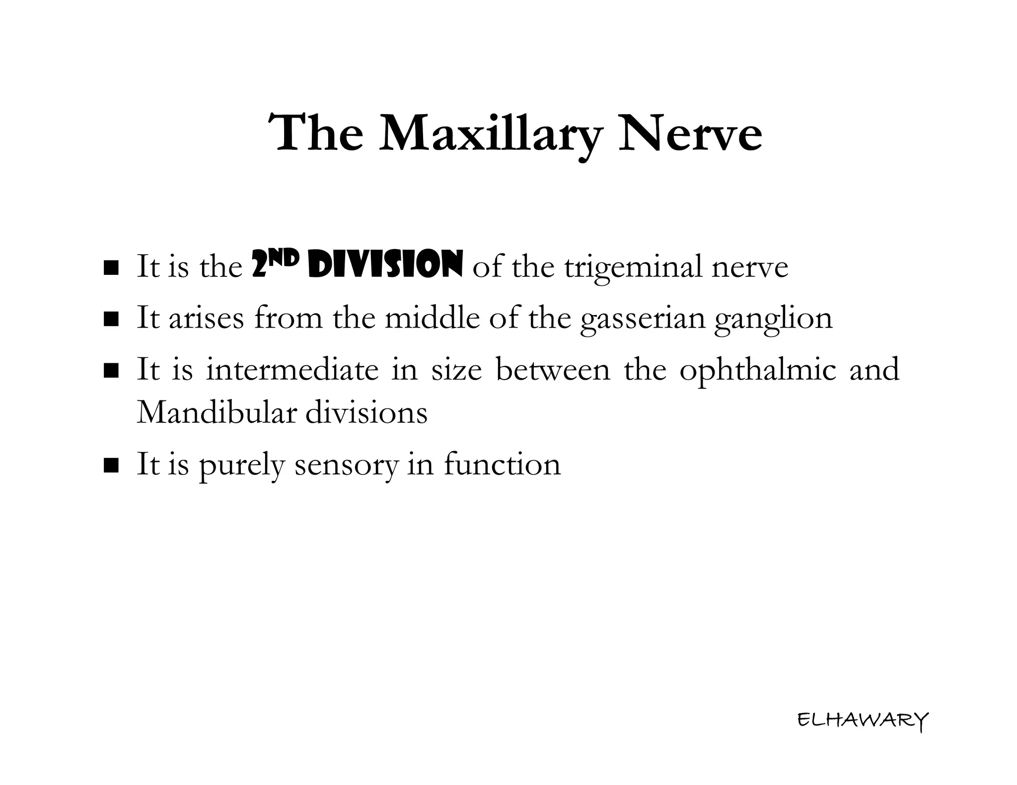 Anatomical consideration for local anesthesia sensory innervation of