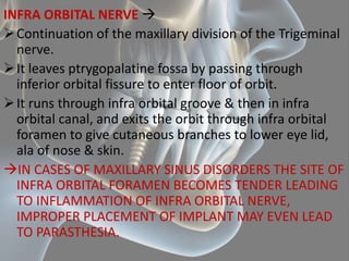 Anatomical considerations for dental implants | PPTX