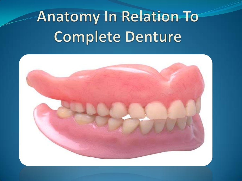 Anatomical Landmarks for Complete Dentures