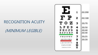 Anatomical & physiological basis of visual acuity | PPTX
