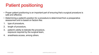 Anatomical Plane and axis - general anatomy | PPTX