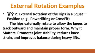 human movement 1 anatomical terms in Sports and Exercise | PPTX