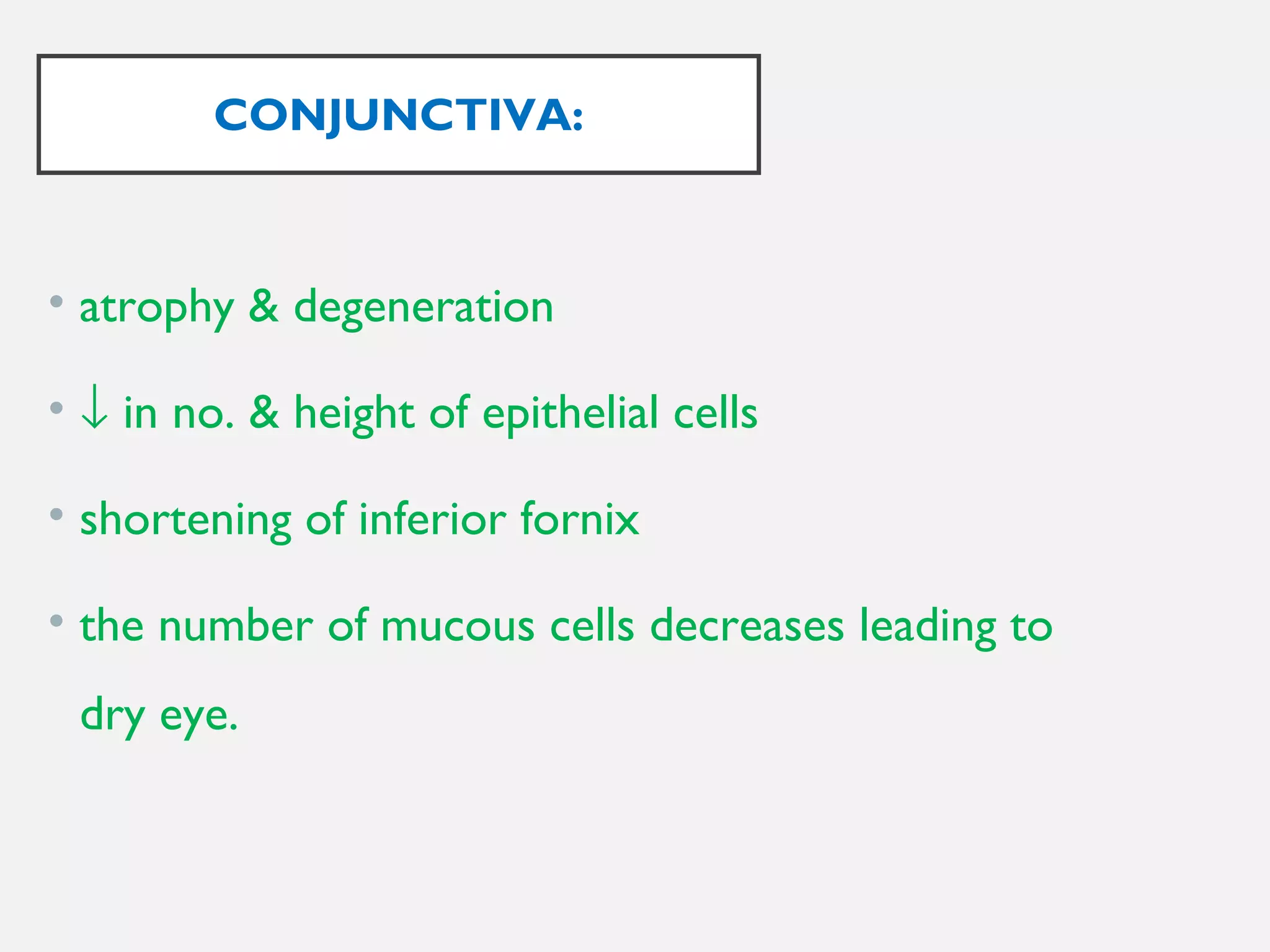 Anatomic and physiological ocular changes with age final | PPT