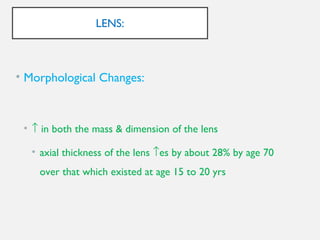 Anatomic and physiological ocular changes with age final | PPT