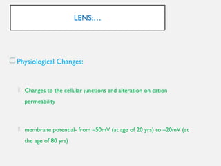 Anatomic and physiological ocular changes with age final | PPT