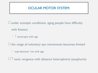 Anatomic and physiological ocular changes with age final | PPT