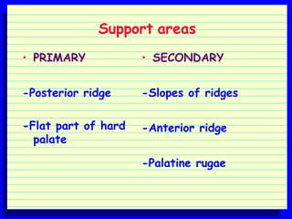 Posterior Ridge Anatomic landmarks of maxillary and mandibular arches.ppt