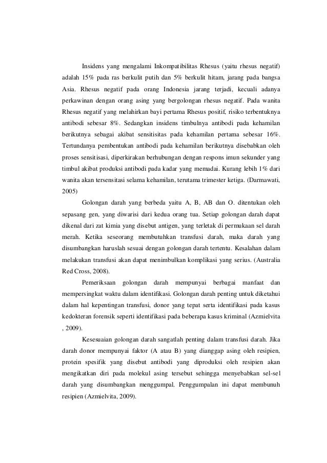 Anatomi dan fisiologi golongan darah