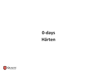 0-days
Härten
 