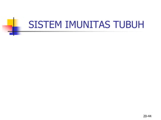 SISTEM IMUNITAS TUBUH
20-44
 