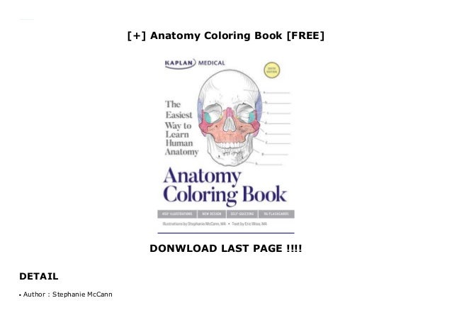 Anatomy Coloring Book [FREE]