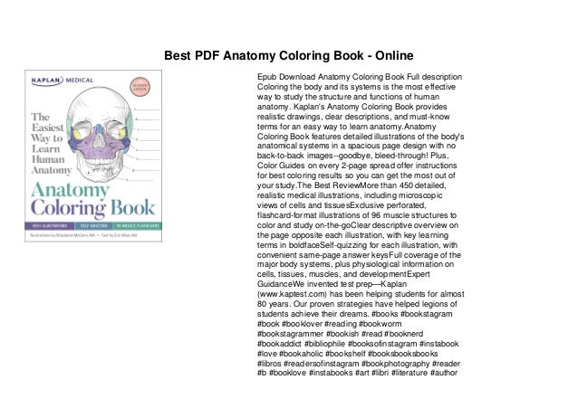Download Best Pdf Anatomy Coloring Book Online