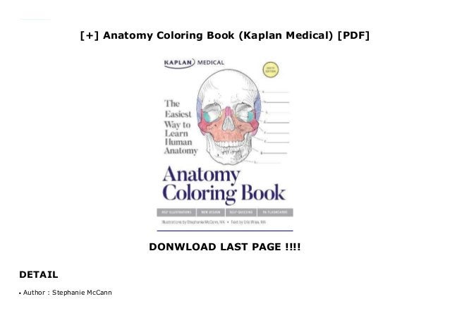 Download Anatomy Coloring Book Kaplan Medical Pdf